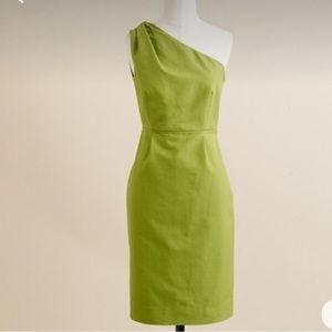 EUC J Crew Misha Dress | Lime Green